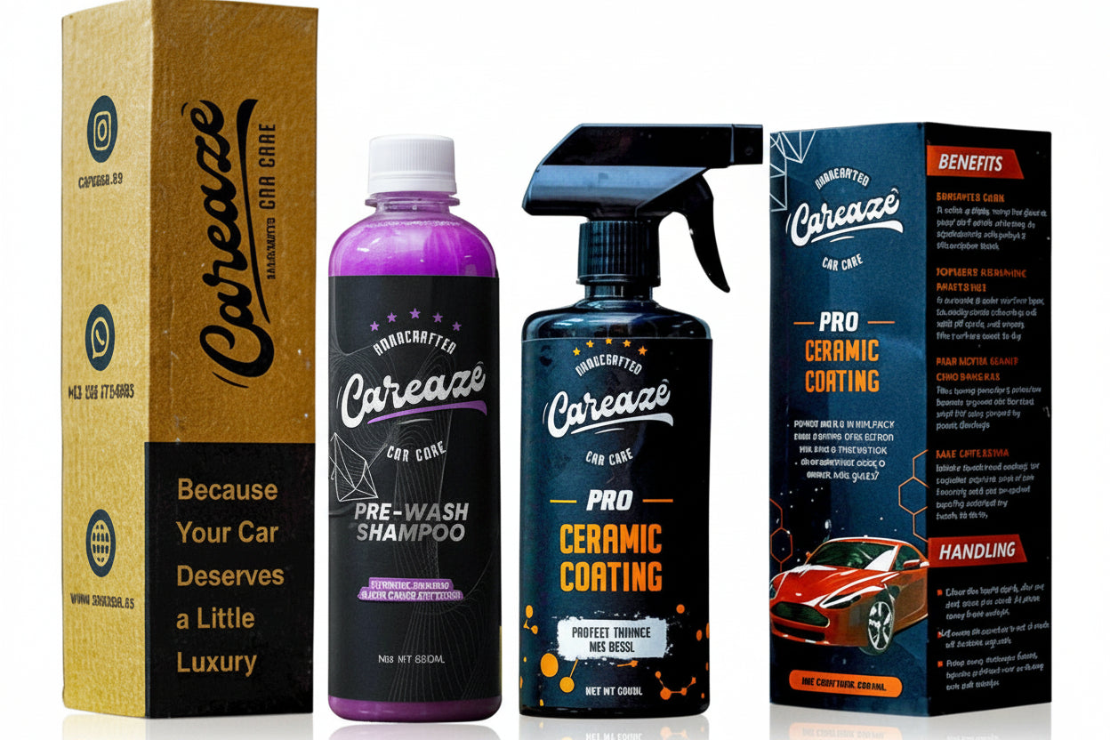 PRO CERAMIC COATING - 500ML + PRE-WASH SHAMPOO – CAREAZE
