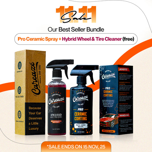 PRO CERAMIC COATING - 500ML + HYBRID WHEEL & TIRE CLEANER