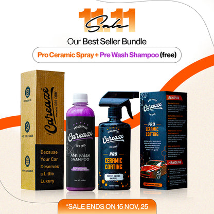 PRO CERAMIC COATING - 500ML + PRE-WASH SHAMPOO