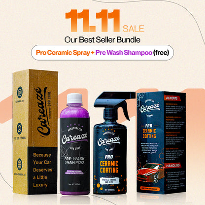 PRO CERAMIC COATING - 500ML + PRE-WASH SHAMPOO