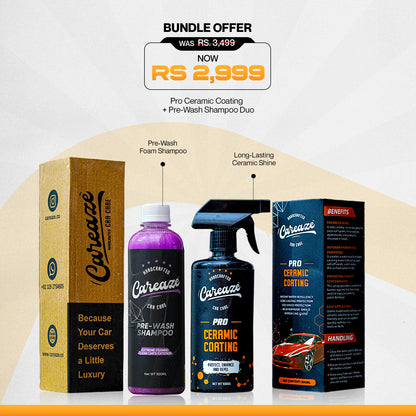 PRO CERAMIC COATING - 500ML + PRE-WASH SHAMPOO